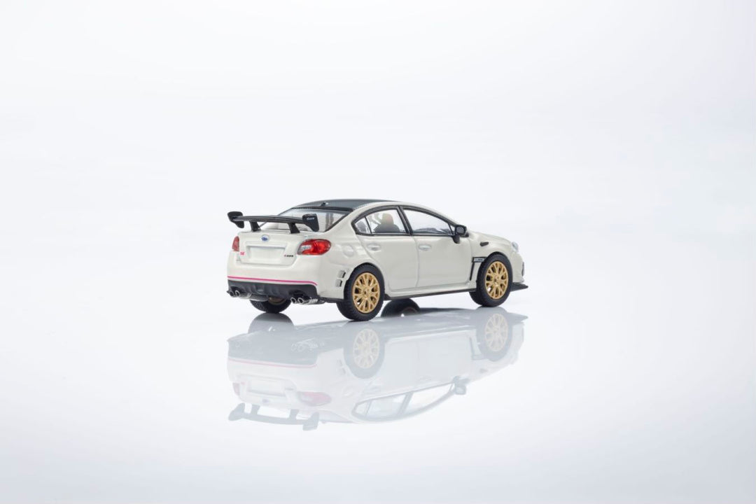 [Preorder] Kyosho 1:64 SUBARU WRX STI  MINI CAR & BOOK - White