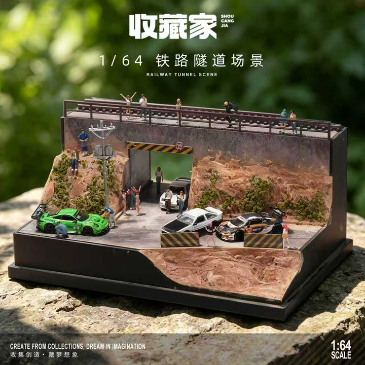 [Preorder] SHOU CANG JIA 1:64 RAILWAY TUNNEL SCENE SCJ-82080