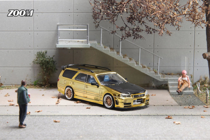 [Preorder] Zoom 1:64 Nissan Stagea 260RS Gold