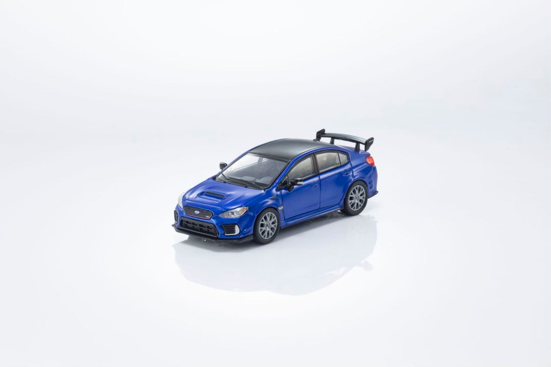 [Preorder] Kyosho 1:64 SUBARU WRX STI  MINI CAR & BOOK - Blue