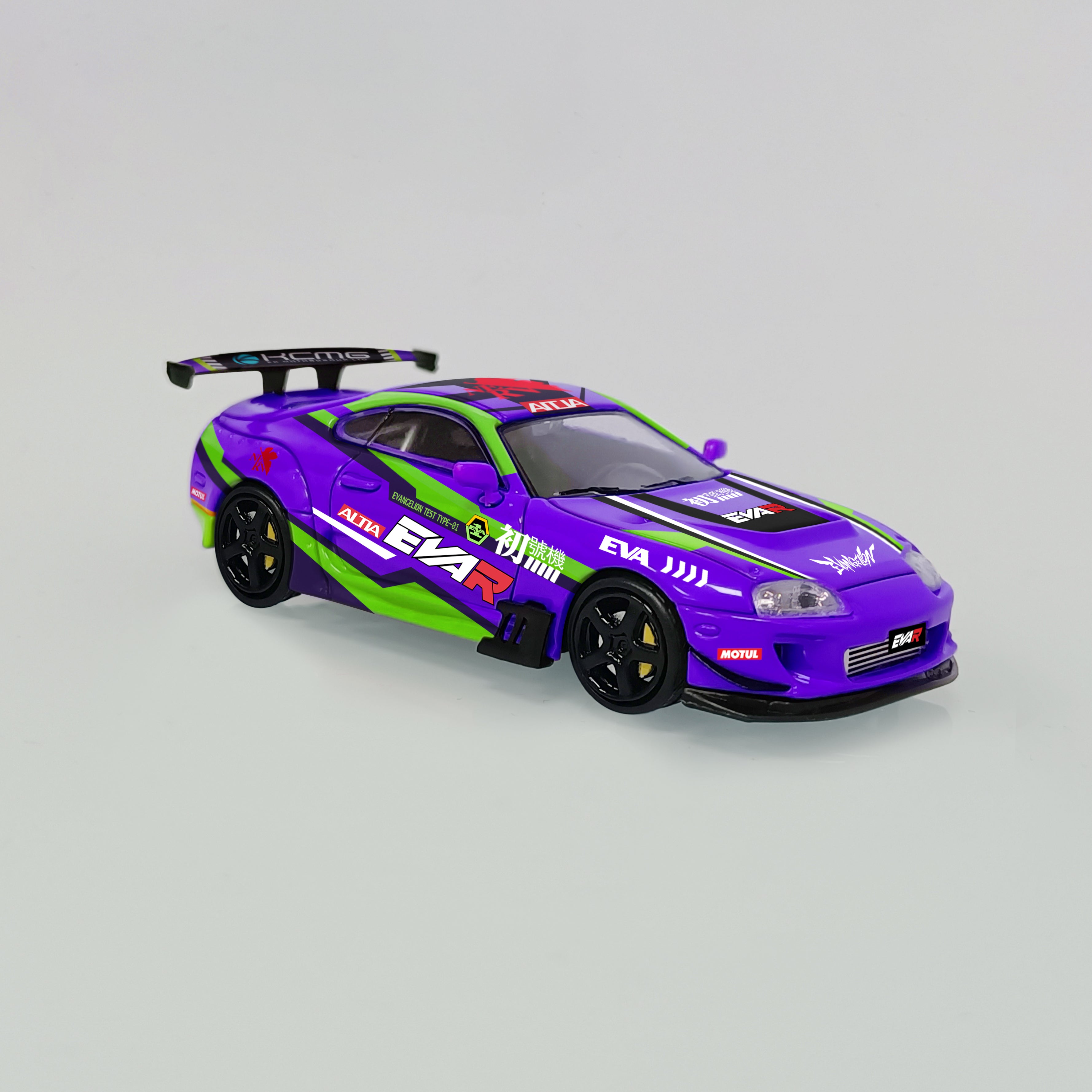 「Chase」1/64 MINI GT Toyota Supra (A80) Chase Toyota Supra A80 Top Secret GT-300 Top Secret Gold