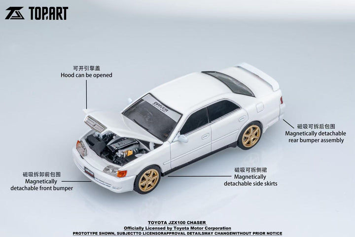 [Preorder] TOPART 1:64 Toyota JZX100 Chaser (2 Colours)