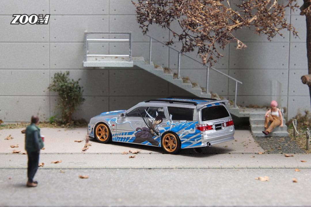[Preorder] Zoom 1:64 Nissan Stagea 260RS Silver Blue