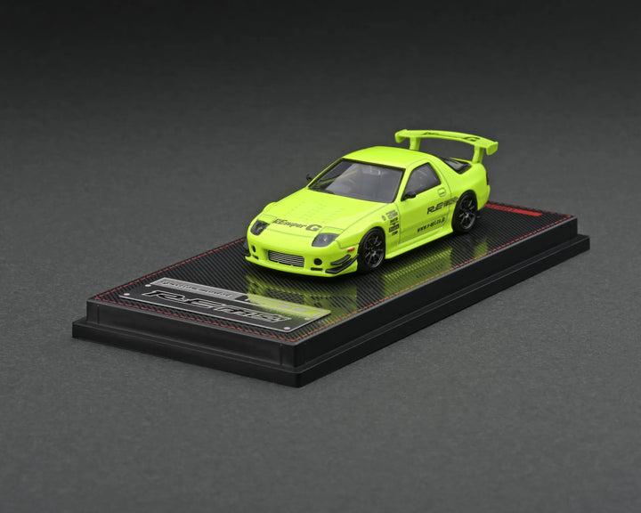 Ignition Model 1:64 Mazda RX-7 (FC3S) RE Amemiya Yellow Green