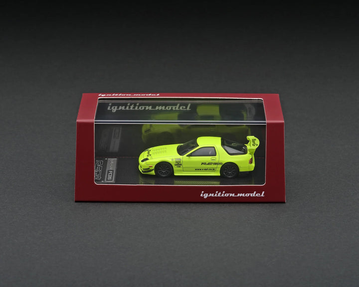 Ignition Model 1:64 Mazda RX-7 (FC3S) RE Amemiya Yellow Green