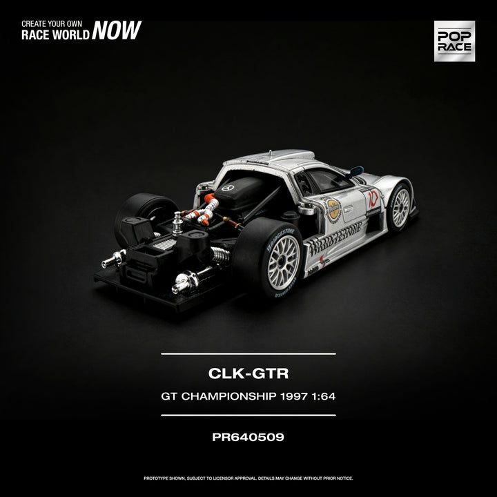 [Preorder] POPRACE 1:64 MERCEDES-BENZ AMG CLK GTR - FIA GT CHAMPIONSHIP 1997 PR640509