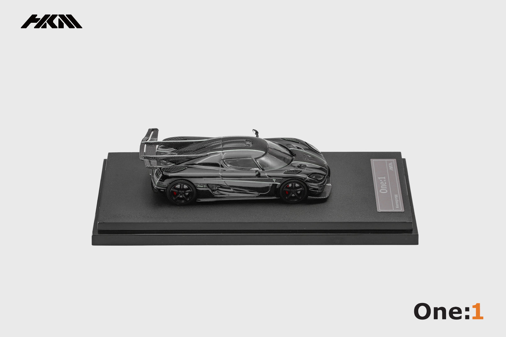 HKM 1:64 Koenigsegg Agera One1 - Chrome Black – Horizon Diecast