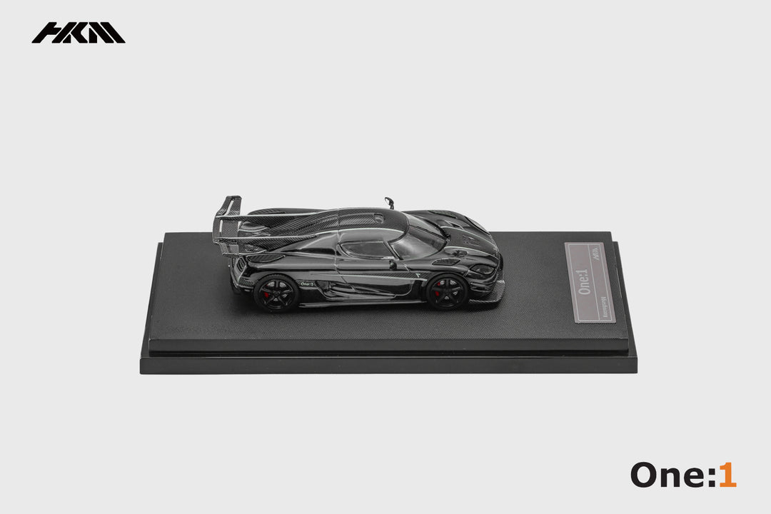 [Preorder] HKM 1:64 Koenigsegg Agera One1 - Chrome Black