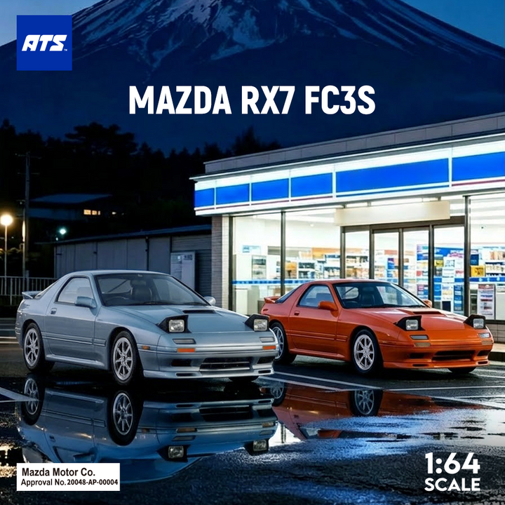 [Preorder] ATS Model 1:64 Mazda RX-7 FC3S (2 Colours) ATS880211/ ATS880212