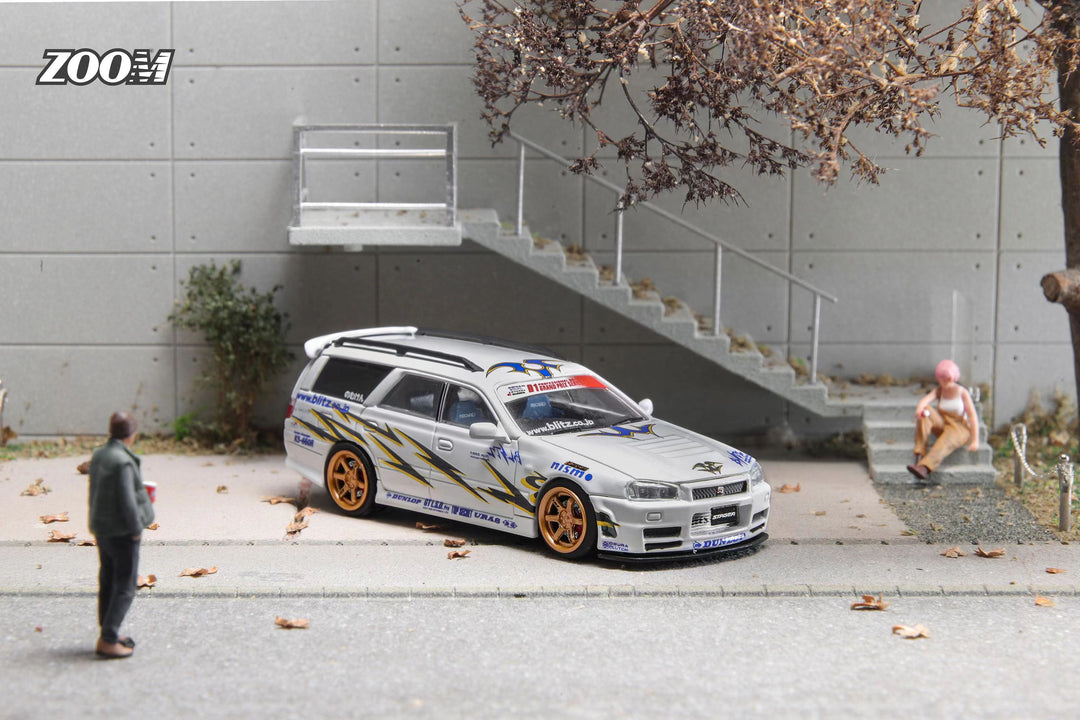 [Preorder] Zoom 1:64 Nissan Stagea 260RS White