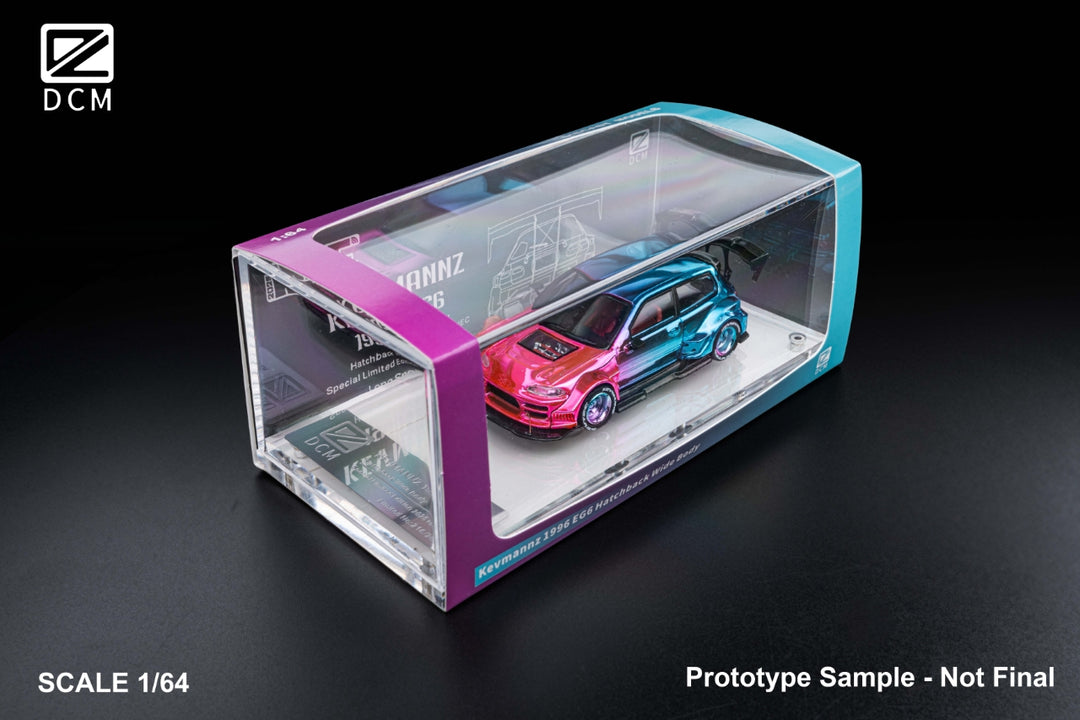 [Preorder] DCM 1:64 Kevmannz 1996 EG6 Hatchback Wide Body (2 Versions)