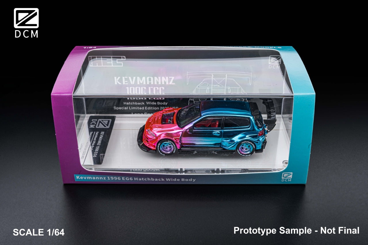 Preorder] DCM 1:64 Kevmannz 1996 EG6 Hatchback Wide Body (2