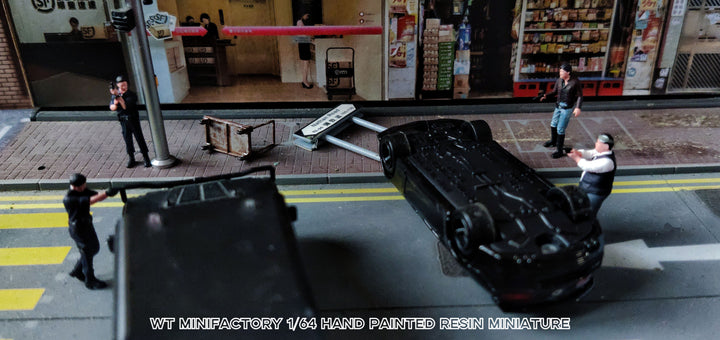 [Preorder] WT Minifactory 1:64 Hong Kong-style Police and gangster (2 Versions) WT2025061609