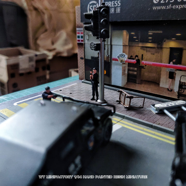[Preorder] WT Minifactory 1:64 Hong Kong-style Police and gangster (2 Versions) WT2025061609