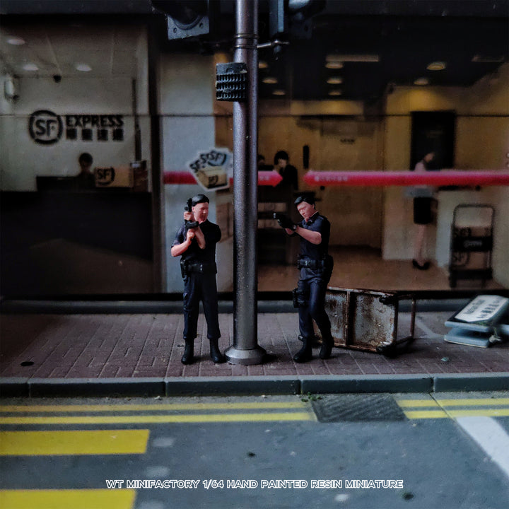 [Preorder] WT Minifactory 1:64 Hong Kong-style Police and gangster (2 Versions) WT2025061609
