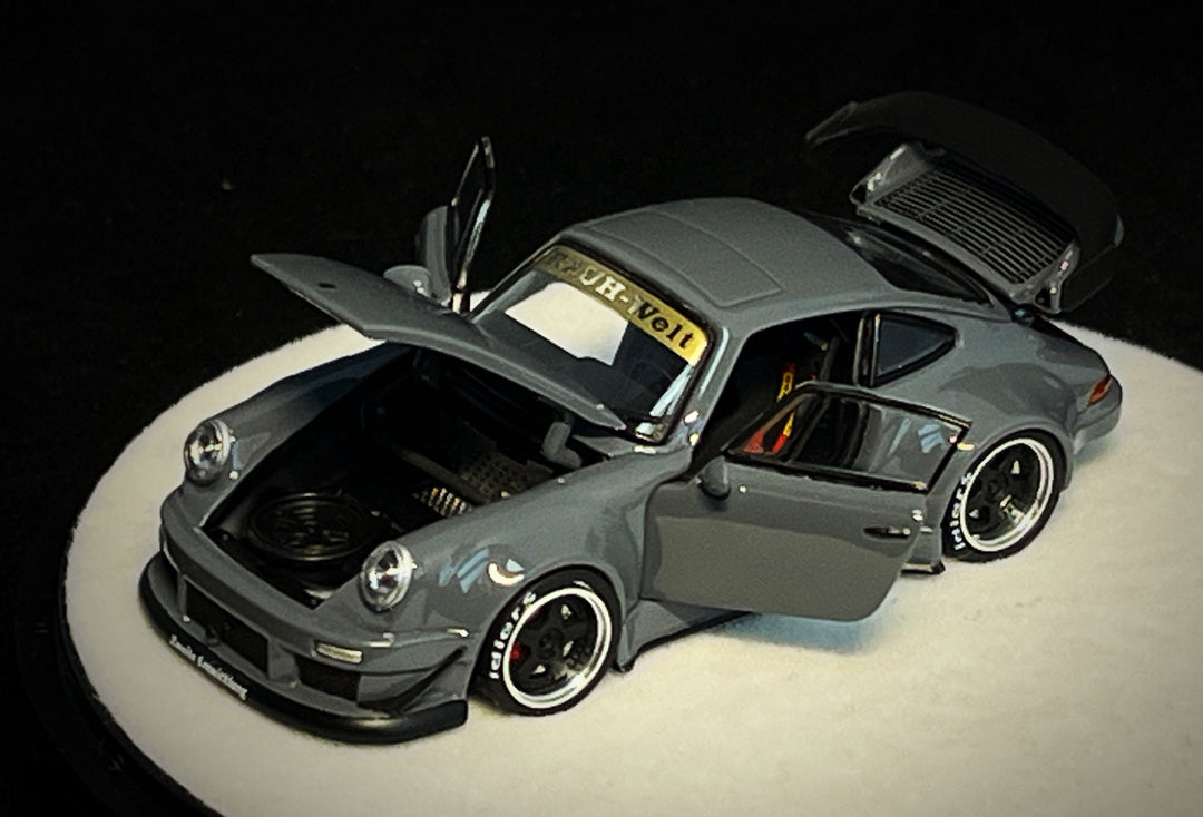 [Preorder] PGM 1:64 Porsche RWB 930 Cement Grey (2 Versions)