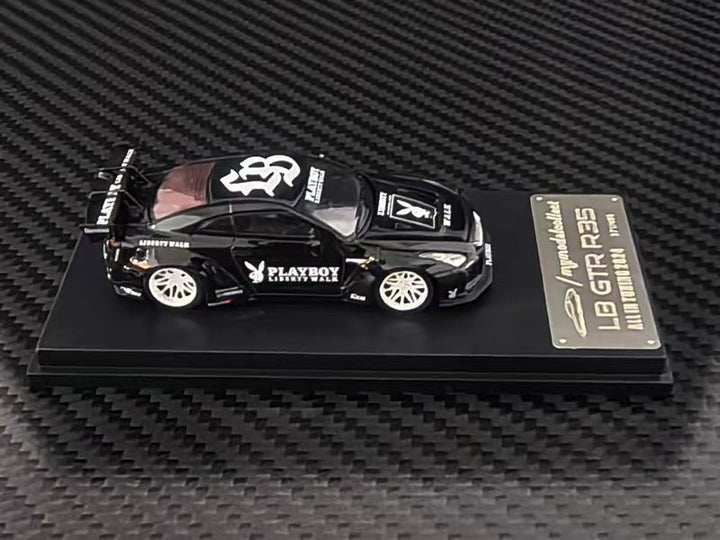 [Preorder] Model Collect 1:64 LB GTR R35 1.5 Glossy Black MC640004O