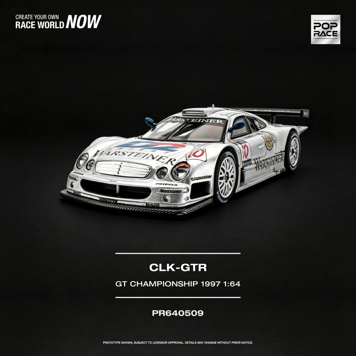 [Preorder] POPRACE 1:64 MERCEDES-BENZ AMG CLK GTR - FIA GT CHAMPIONSHIP 1997 PR640509