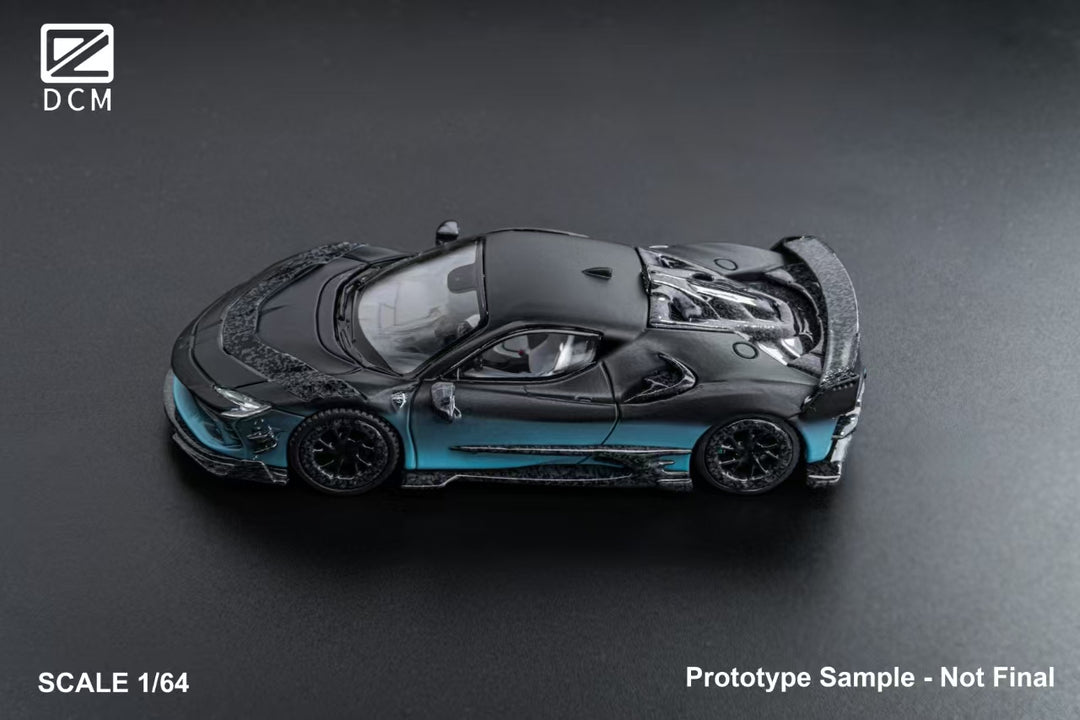 [Preorder] DCM 1:64 Ferrari Mansory SF90 F9XX Black/ Blue (2 Versions)