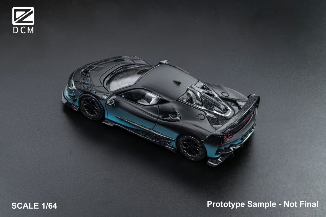 Preorder] DCM 1:64 Ferrari Mansory SF90 F9XX Black/ Blue (2