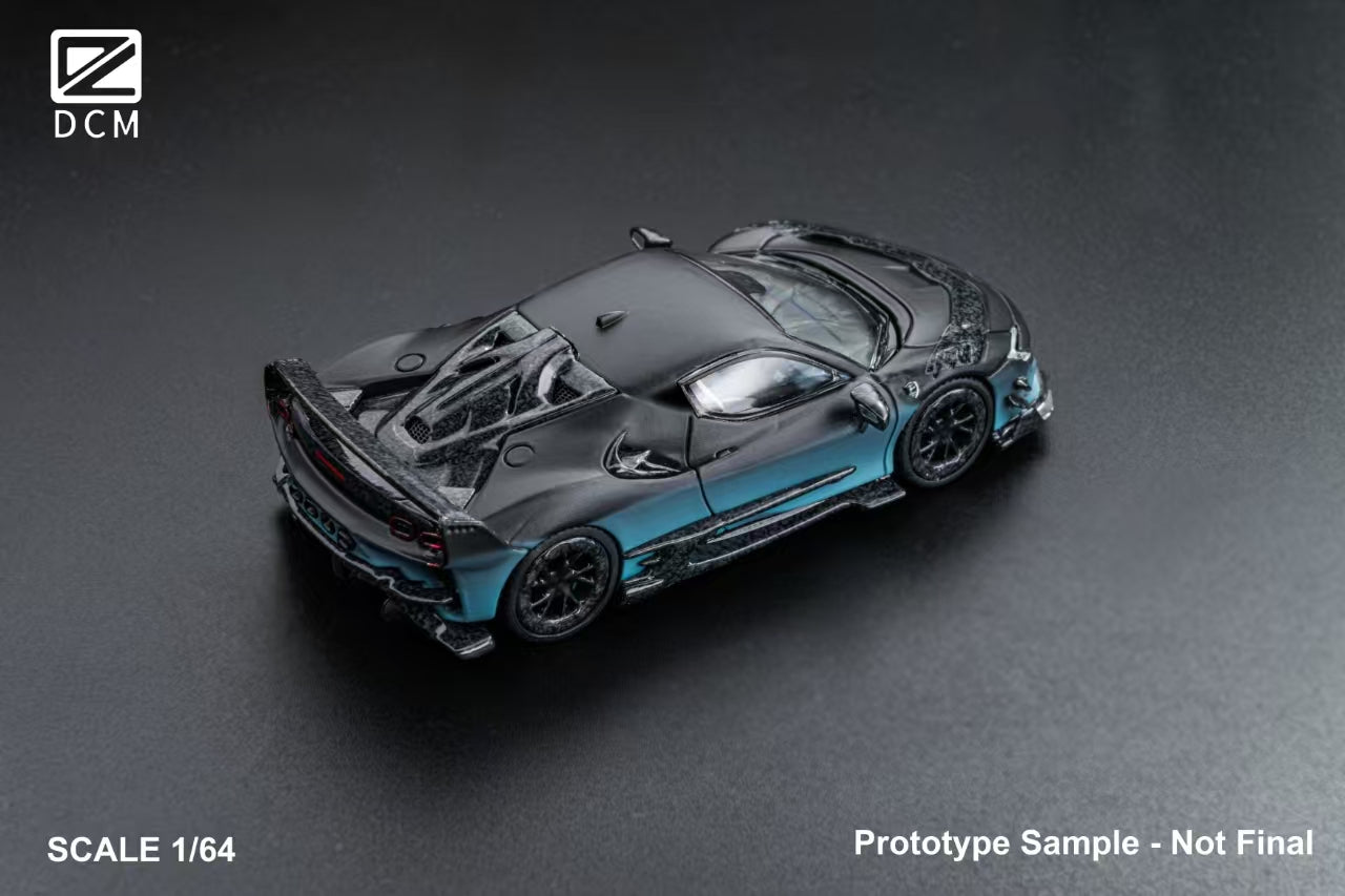 DCM 1:64 Ferrari Mansory SF90 F9XX Black/ Blue (2 Versions