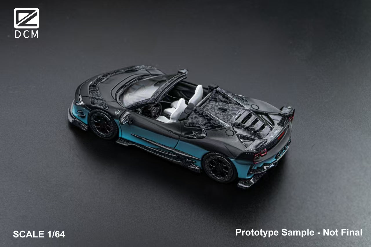 Preorder] DCM 1:64 Ferrari Mansory SF90 F9XX Black/ Blue (2