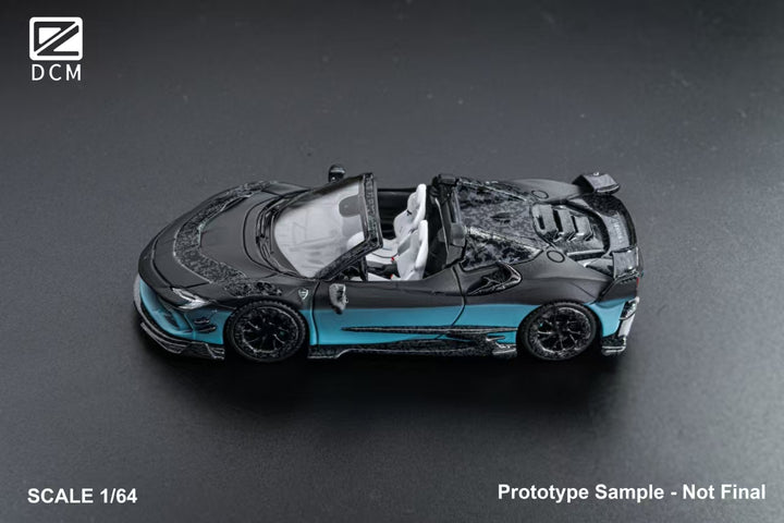 [Preorder] DCM 1:64 Ferrari Mansory SF90 F9XX Black/ Blue (2 Versions)