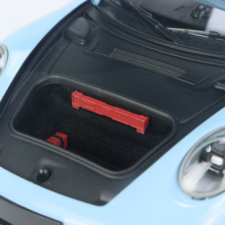 MINICHAMPS 1:18 Porsche 911 992 Turbo S （911 Turbo Sport Design) Gulf Blue 113069173