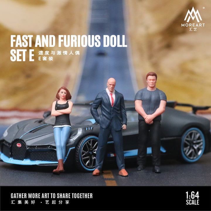 [Preorder] MoreArt 1:64 FAST AND FURIOUS DOLL SET E