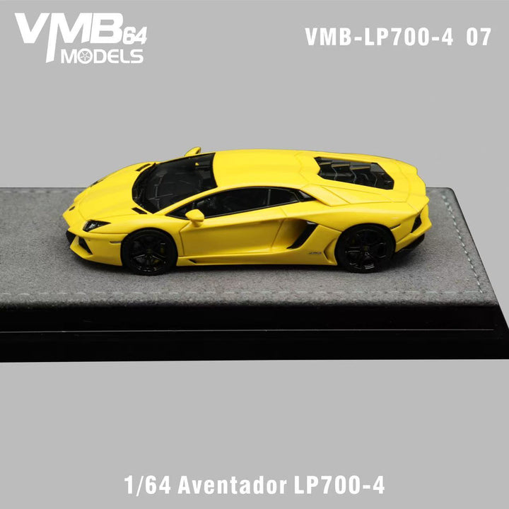 [Preorder] VMB 1:64 Lamborghini Aventador LP700-4 Yellow VMB-LP700-4 07