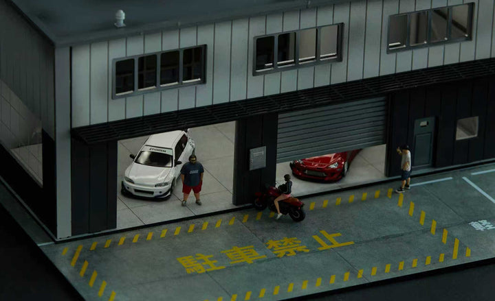 [Preorder] YOU&CAR 1:64 Repair Shop Scene (2 Colours)