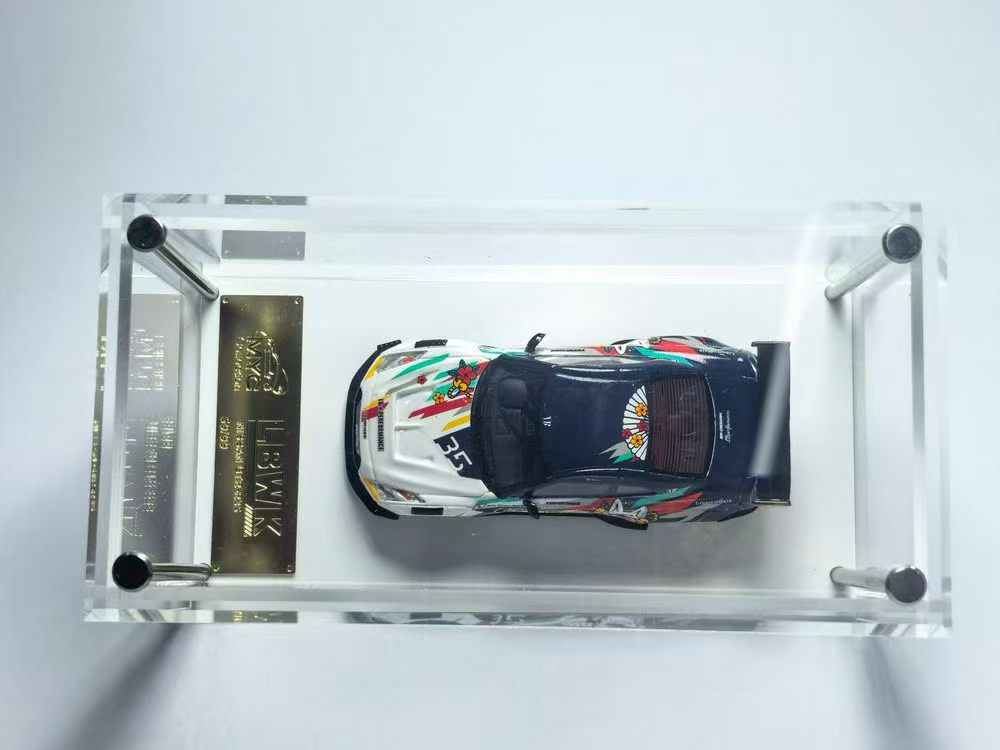 MYC Model 1:64 LB WORKS GTR R35 Type2.0 Widebody Kitsune Mask Anime MYC640004