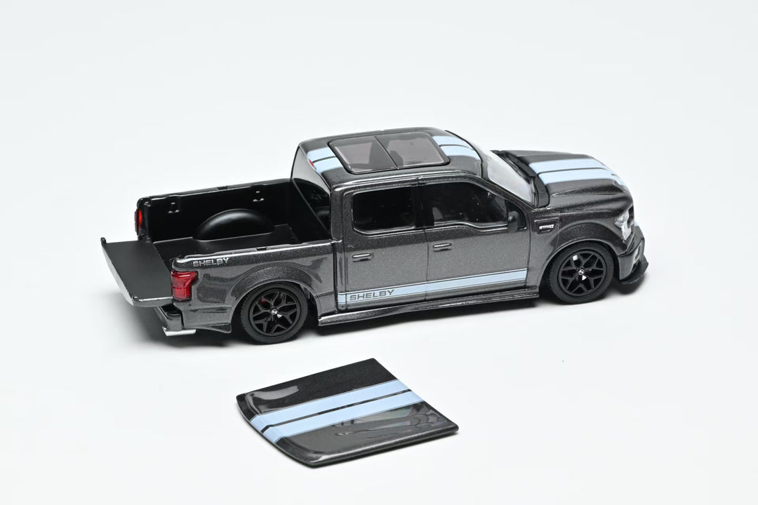 [Preorder] Funny Model 1:64 Ford F150 Super Snake Metallic Grey