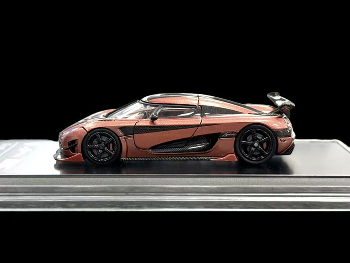[Preorder] FrontiArt 1:64 HEC exclusive Koenigsegg Agera RS Brown-Gold
