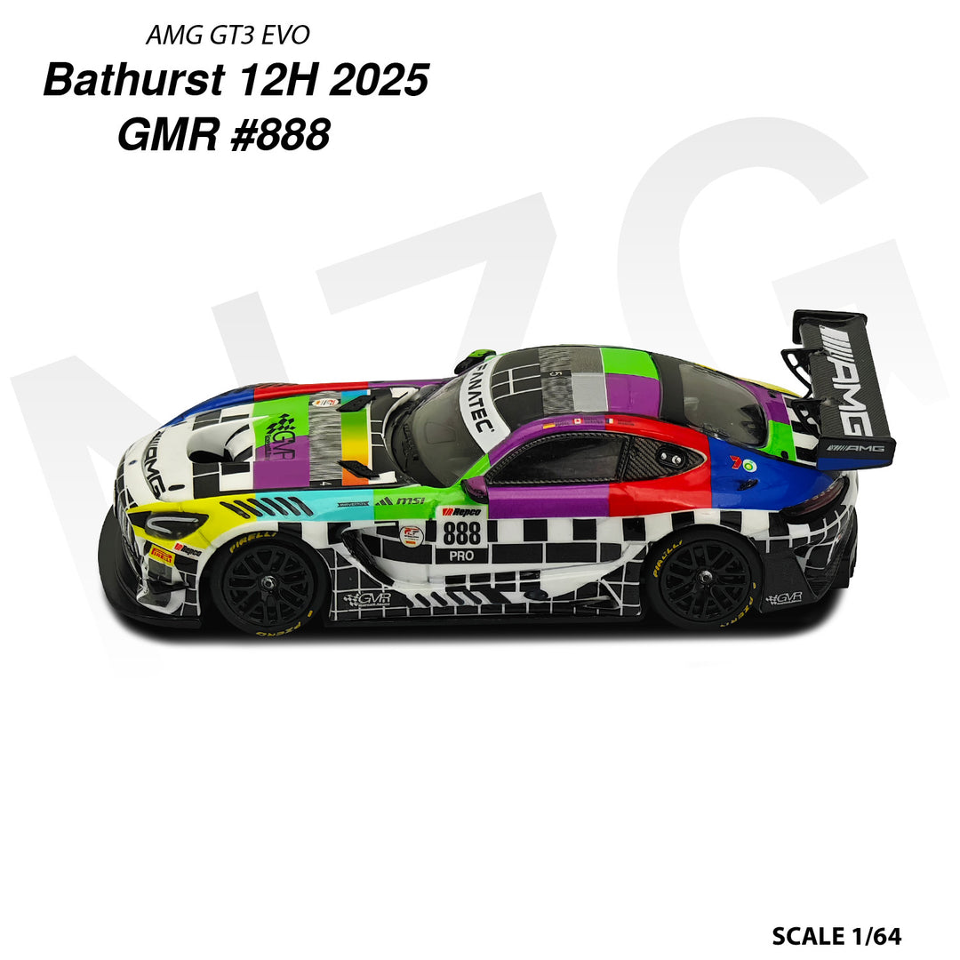 [Preorder] KILO Works 1:64 Mercedes AMG GT3 EVO II Bathurst 12h 2025 #888 114600001