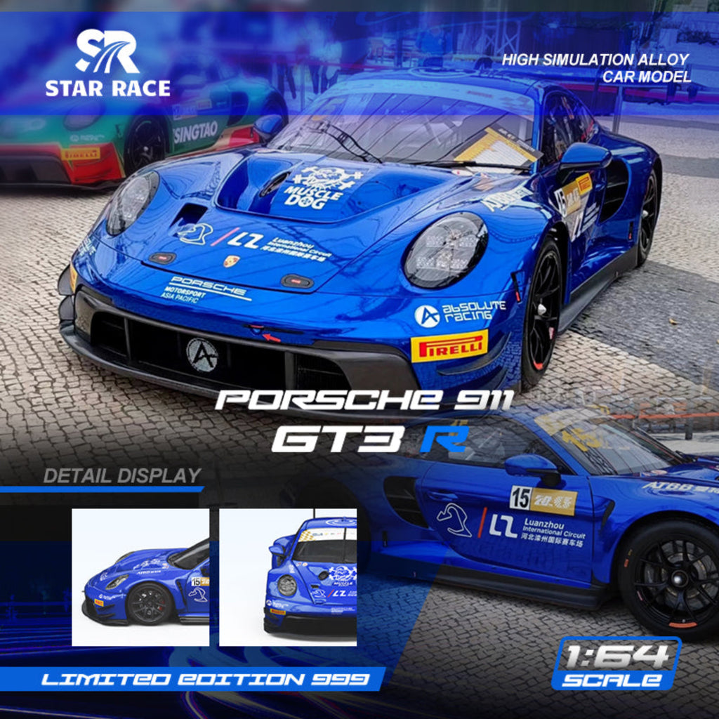 Star Race 1:64 Porsche 911 GT3 Racing (2 Variants) – Horizon Diecast