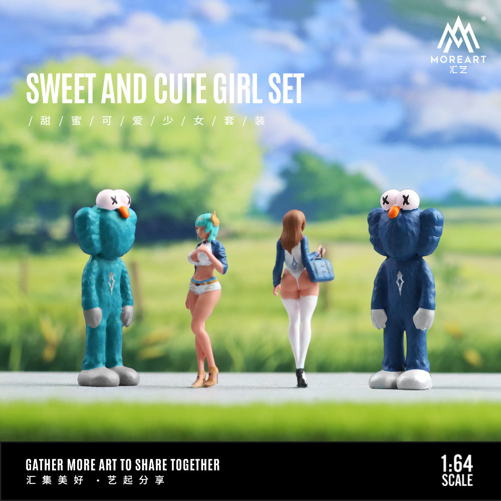 [Preorder] MoreArt 1:64 Sweet and Cute Girl Set