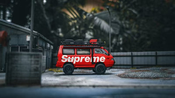 [Preorder] Autobots Models 1:64 Mitsubishi Delica 3rd Generation Star Wagon 4x4 Off-road Modified Version - Red Supreme Livery