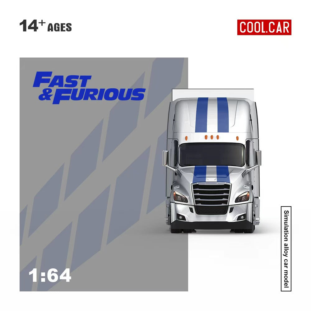 [Preorder] Cool Car 1:64 Freightliner "Fast &amp; Furious" Livery Truck CC800117