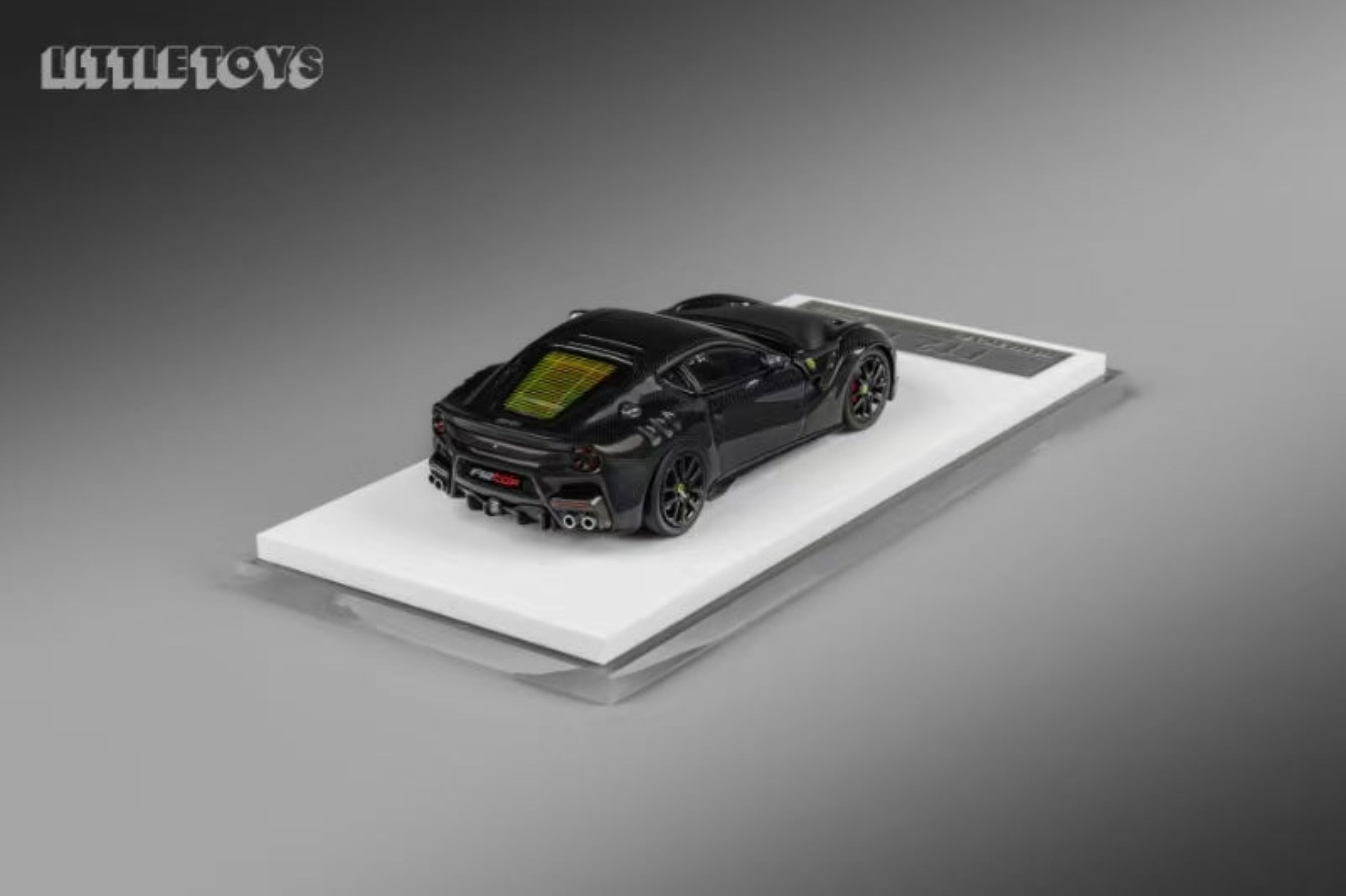 Little Toys 1:64 Ferrari F12 TDF Carbon Black – Horizon Diecast