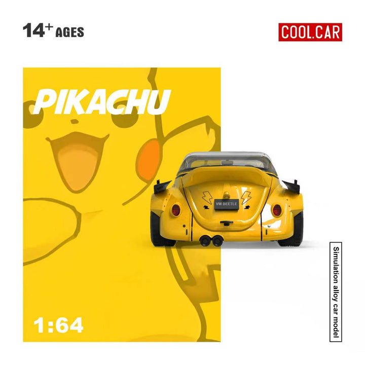[Preorder] Cool Car 1:64 Volkswagen Beetle Pikachu livery CC646234
