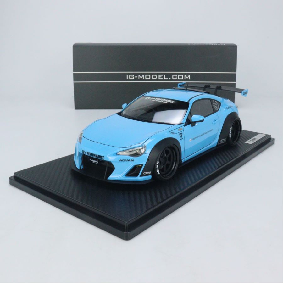 Ignition Model 1:18 LB nation 86 WORKS Full Complete ver.1 Light Blue ...