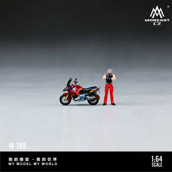 [Preorder] MoreArt 1:64 BMW WATERBIRD MOTORCYCLE ACTION FIGURE SET MO222269