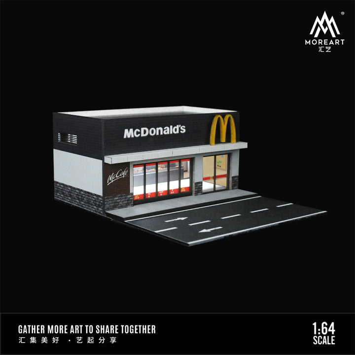[Preorder] MoreArt 1:64 McDonalds Catering Store Lighting Version Integrated Scene