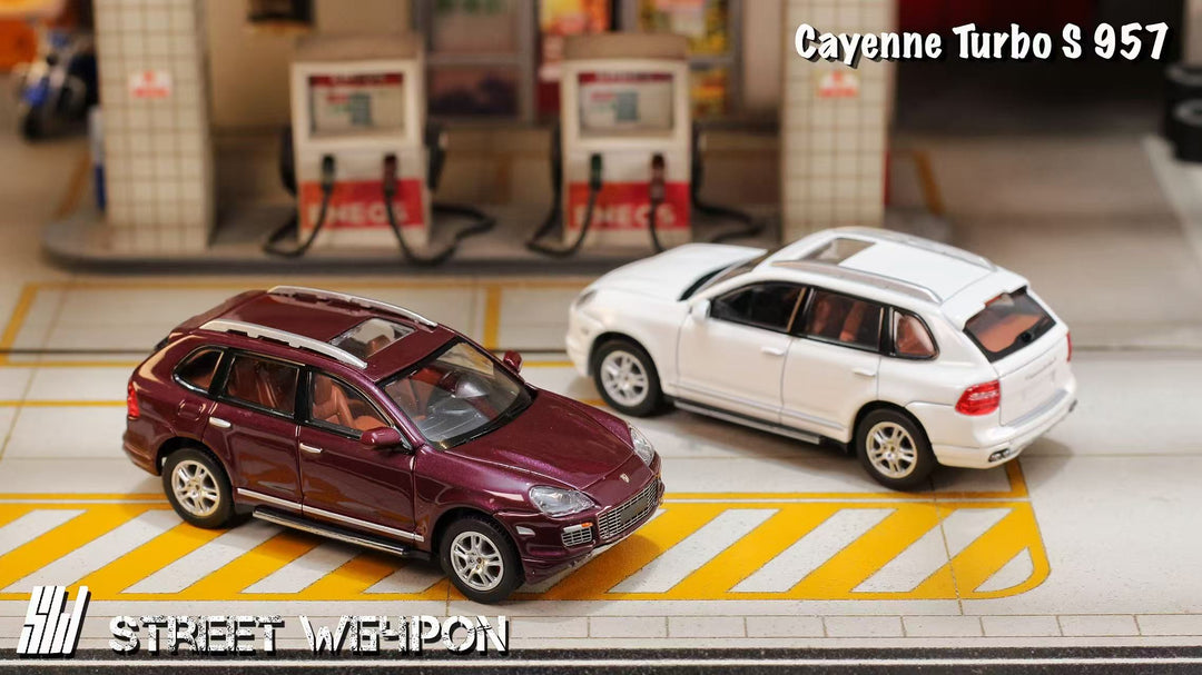 [Preorder] Street Weapon 1:64 Cayenne Turbo S 957 (2 Colours)