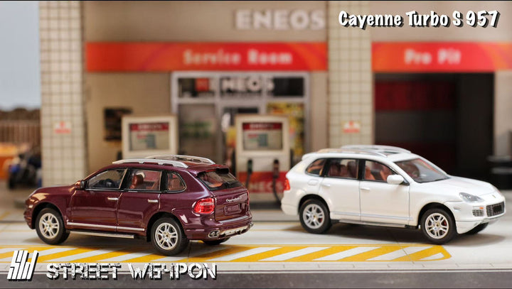 [Preorder] Street Weapon 1:64 Cayenne Turbo S 957 (2 Colours)