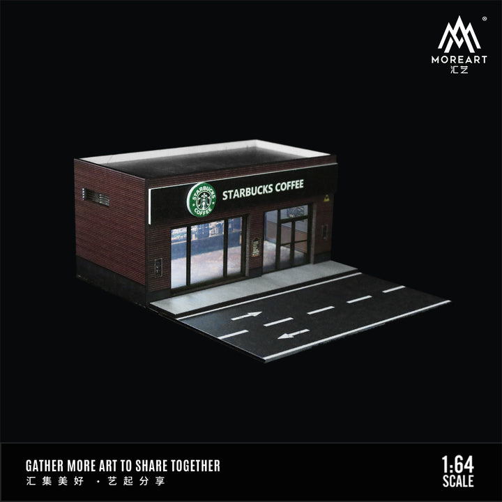 [Preorder] MoreArt 1:64 Starbucks Catering Store Lighting Version Integrated Scene