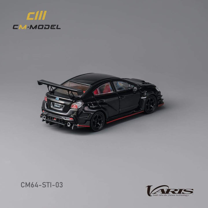 CM Model 1:64 Subaru VAB STI Varis Widebody Black