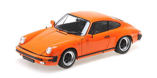 MINICHAMPS 1:18 PORSCHE 911 CARRERA COUPE 3.2 - 1983 - ORANGE