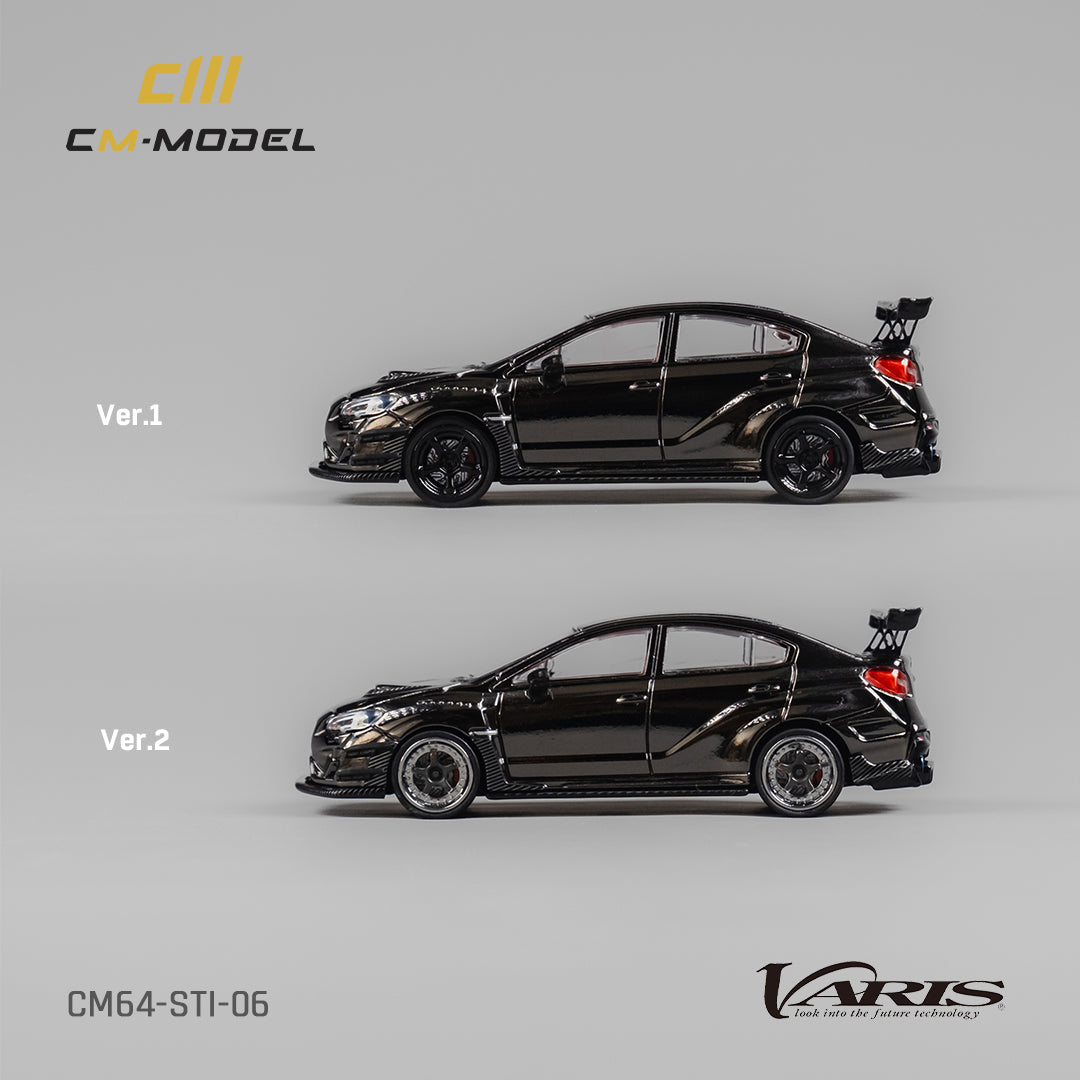 [Preorder] CM Model 1:64 Subaru Varis Wide Body 1.0 Chrome Black